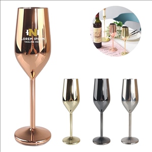 304 Stainless Steel Champagne Flute Rose Gold 200ML